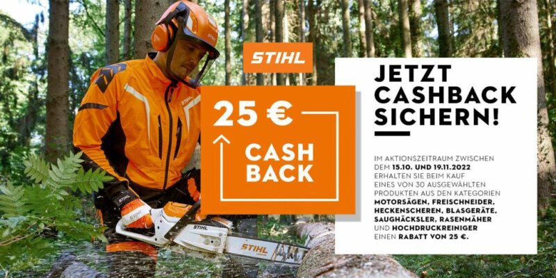 25€ Cashback sichern - 
